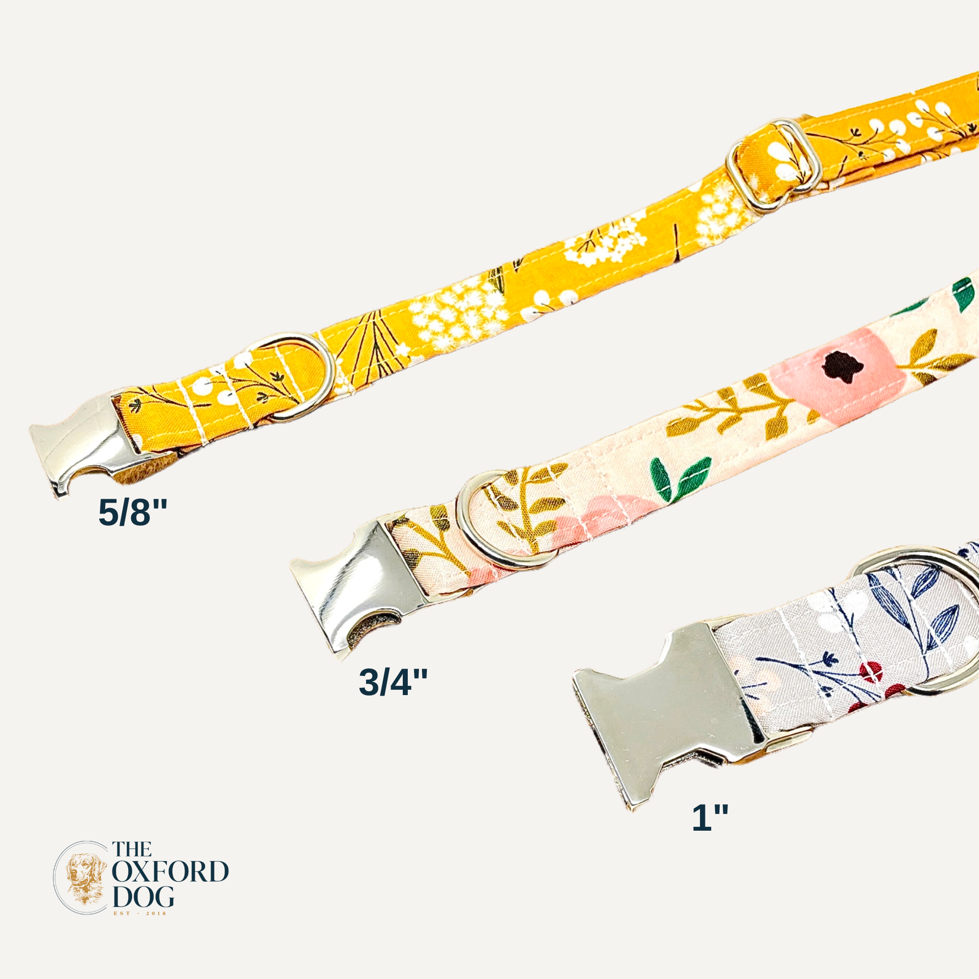 The Oxford Dog - Southwest Desert Dog Collar handmade by The Oxford Dog: Black Plastic / LARGE